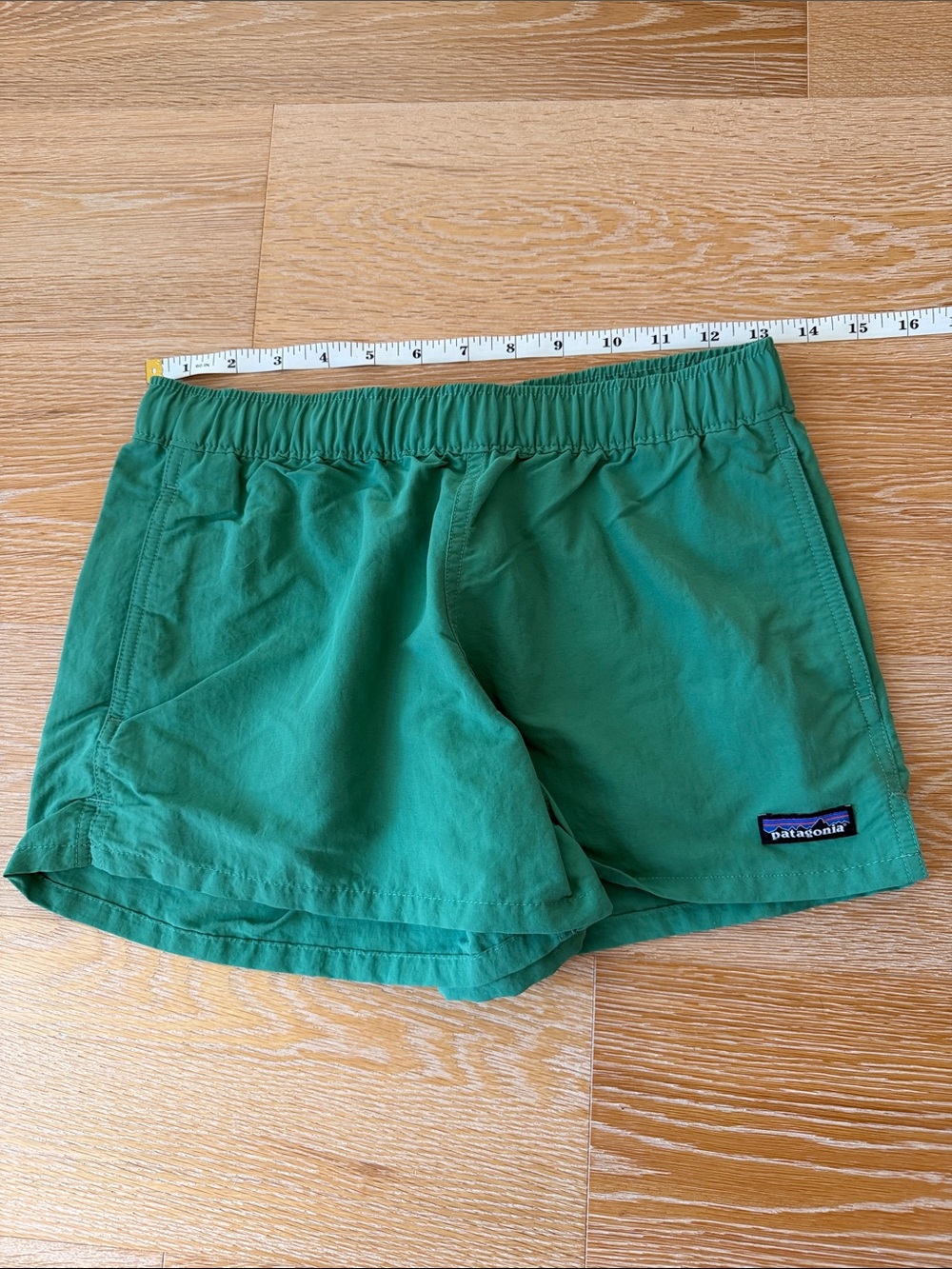 Patagonia Women's Baggies Emerald Green Shorts
